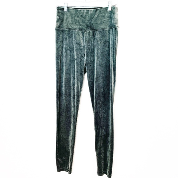 aerie Pants & Jumpsuits Offline By Aerie Green Velvet Leggings